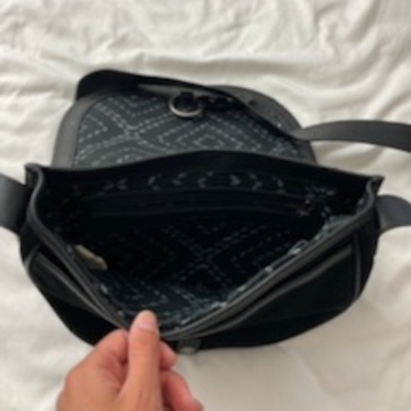 Lucky Brand studded leather and suede bag - Picture 7 of 9